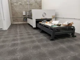 Plastová hladká kuličková puzzle podlahová deska FLOMA RePVC T621P - délka 116 cm, šířka 78 cm, výška 1,2 cm