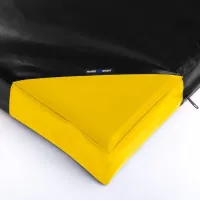Černá gymnastická žíněnka (tvrdost T140) GYMAT 05 - délka 200 cm, šířka 120 cm, výška 5 cm
