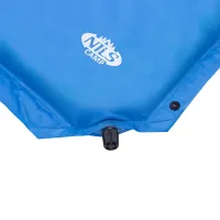 Modrá samonafukovací karimatka NILS CAMP NC4060 - délka 186 cm, šířka 130 cm, výška 3 cm