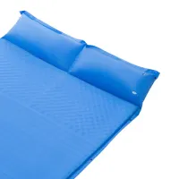 Modrá samonafukovací karimatka NILS CAMP NC4060 - délka 186 cm, šířka 130 cm, výška 3 cm