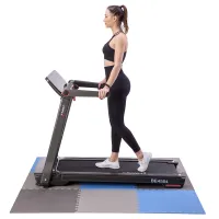 Modro-šedá pěnová puzzle podložka (9 ks) ONE FITNESS - délka 180 cm, šířka 180 cm, výška 1 cm
