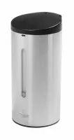 Stříbrný nerezový bezdotykový dávkovač dezinfekce, mýdla (gel) Donner ROUND - objem 700 ml