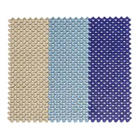 Černá bazénová rohož FLOMA SP20 - délka 21,7 cm, šířka 21,7 cm, výška 0,8 cm