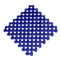 Modrá bazénová rohož FLOMA SP20 - délka 21,7 cm, šířka 21,7 cm, výška 0,8 cm