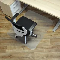 Ochranná podložka pod židli a na tvrdé podlahy FLOMA OCM10 - délka 120 cm, šířka 100 cm, výška 0,2 cm