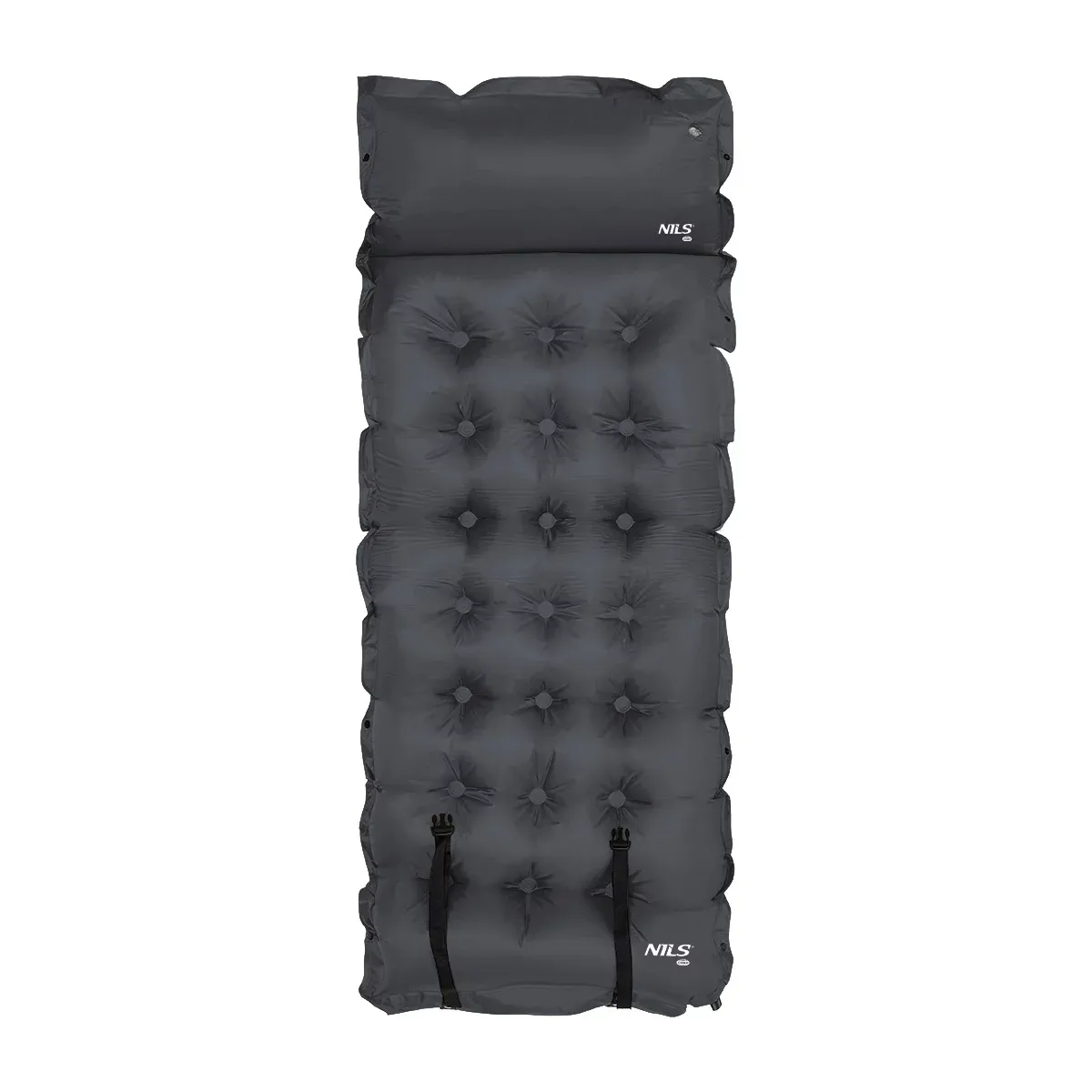 Šedá samonafukovací karimatka NILS CAMP NC4018 - délka 188 cm, šířka 66 cm, tloušťka 3,5 cm