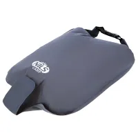 Šedá turistická nafukovací karimatka NILS CAMP NC4006 - délka 190 cm, šířka 58 cm, výška 5 cm