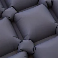 Šedá turistická nafukovací karimatka NILS CAMP NC4006 - délka 190 cm, šířka 58 cm, výška 5 cm