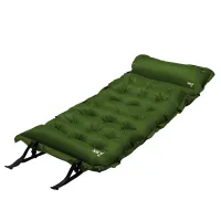 Zelená samonafukovací karimatka NILS CAMP - délka 188 cm, šířka 66 cm, tloušťka 3,5 cm