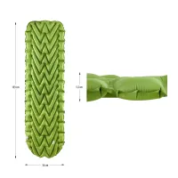 Zelená turistická nafukovací karimatka NILS CAMP NC4005 - délka 193 cm, šířka 56 cm, výška 5,5 cm