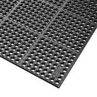 Černá extra odolná olejivzdorná modulová rohož (100% nitrilová pryž) Safety Stance - 150 x 90 x 2,2 cm