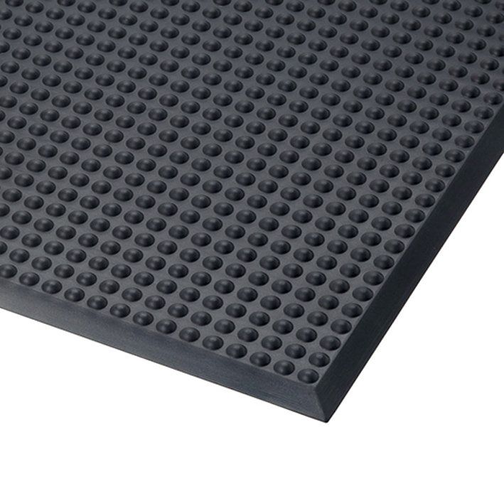 Černá protiúnavová rohož Skywalker PUR ESD - délka 95 cm, šířka 185 cm, výška 1,4 cm F