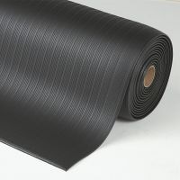 Černá protiúnavová rohož Airug - délka 150 cm, šířka 91 cm, výška 0,94 cm F