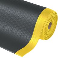 Černo-žlutá protiúnavová průmyslová rohož Airug - 91 x 60 x 0,94 cm