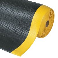 Černo-žlutá protiúnavová rohož Diamond Sof-Tred - délka 150 cm, šířka 91 cm, výška 1,27 cm