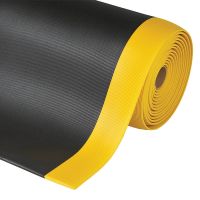 Černo-žlutá protiúnavová rohož (role) Gripper Sof-Tred - délka 18,3 m, šířka 60 cm, výška 1,27 cm
