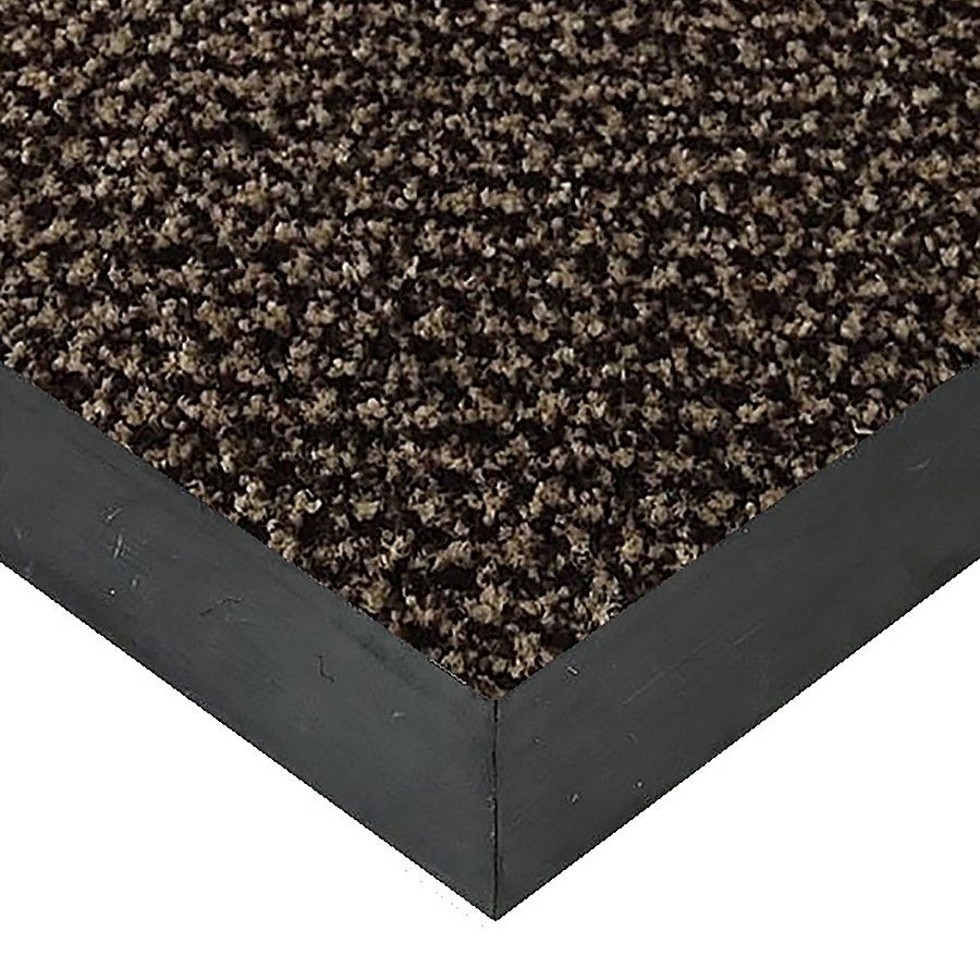 Hnědá textilní vstupní rohož FLOMA Alanis - délka 80 cm, šířka 100 cm, výška 0,75 cm