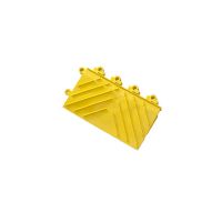 Žlutá náběhová hrana "samec" Diamond FL Safety Ramp - délka 30 cm, šířka 15 cm