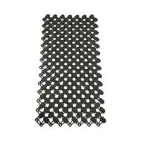 Černá bazénová rohož FLOMA SP20 - délka 21,7 cm, šířka 21,7 cm, výška 0,8 cm
