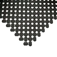 Černá bazénová rohož FLOMA SP20 - délka 21,7 cm, šířka 21,7 cm, výška 0,8 cm