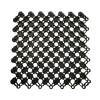 Černá bazénová rohož FLOMA SP20 - délka 21,7 cm, šířka 21,7 cm, výška 0,8 cm