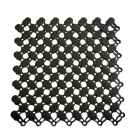 Černá bazénová rohož FLOMA SP20 - délka 21,7 cm, šířka 21,7 cm, výška 0,8 cm