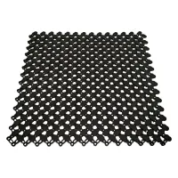 Černá bazénová rohož FLOMA SP20 - délka 21,7 cm, šířka 21,7 cm, výška 0,8 cm