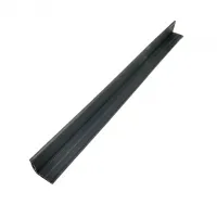 Černá gumová ochrana rohů zdí, stěn FLOMA CP84 - délka 100 cm, šířka 8 x 8 cm, tloušťka 2 cm Černá gumová ochrana rohů zdí, stěn FLOMA CP84 - délka 100 cm, šířka 8 x 8 cm, tloušťka 2 cm