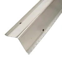 Černo-žlutá gumová ochrana rohů zdí, stěn s ocelovou výstuhou FLOMA WP80 - délka 100 cm, šířka 10 x 10 cm, tloušťka 1 cm