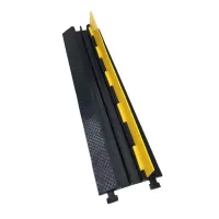 Černo-žlutý gumový kabelový most (2x34x34) FLOMA CPR79 - délka 100 cm, šířka 25 cm, výška 5 cm Černo-žlutý gumový kabelový most (2x34x34) FLOMA CPR79 - délka 100 cm, šířka 25 cm, výška 5 cm