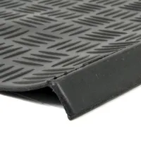 Gumový nášlap na schody FLOMA Criss Cross - délka 25 cm, šířka 75 cm, výška 0,5 cm