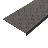 Gumový nášlap na schody FLOMA Criss Cross - délka 25 cm, šířka 75 cm, výška 0,5 cm