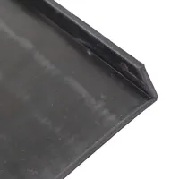 Gumový nášlap na schody FLOMA Criss Cross - délka 25 cm, šířka 75 cm, výška 0,5 cm