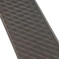 Gumový nášlap na schody FLOMA Labyrinth - délka 25 cm, šířka 75 cm, výška 0,5 cm