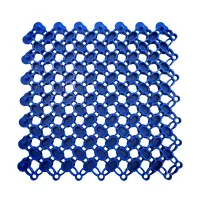 Modrá bazénová rohož FLOMA SP20 - délka 21,7 cm, šířka 21,7 cm, výška 0,8 cm