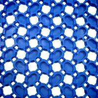 Modrá bazénová rohož FLOMA SP20 - délka 21,7 cm, šířka 21,7 cm, výška 0,8 cm