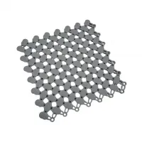 Šedá bazénová rohož FLOMA SP20 - délka 21,7 cm, šířka 21,7 cm, výška 0,8 cm Šedá bazénová rohož FLOMA SP20 - délka 21,7 cm, šířka 21,7 cm, výška 0,8 cm