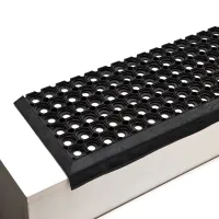 Gumová schodová rohož FLOMA HoneyStep Flap - délka 25 cm, šířka 75 cm, výška 1,6 cm