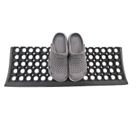 Gumová schodová rohož FLOMA HoneyStep Flap - délka 25 cm, šířka 75 cm, výška 1,6 cm