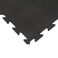 Gumová zátěžová puzzle fitness podlaha FLOMA FP10 - délka 100 cm, šířka 100 cm, výška 1,5 cm