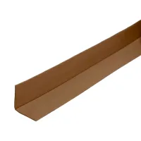Hnědá plastová (PVC) soklová lišta F560 - délka 40 m, šířka 3 cm, výška 3 cm