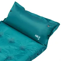 Modrá samonafukovací karimatka NILS CAMP NC4018 - délka 188 cm, šířka 66 cm, výška 3,5 cm