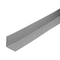 Šedá plastová (PVC) soklová lišta F208 - délka 40 m, šířka 3 cm, výška 3 cm