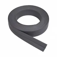 Šedá plastová (PVC) soklová lišta F280 - délka 40 m, šířka 3 cm, výška 3 cm