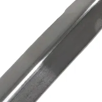 Stříbrná hliníková ochrana rohů zdí, stěn bez otvorů pro šrouby, k nalepení CP10 - délka 150 cm, šířka 4 x 4 cm, tloušťka 0,1 cm