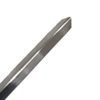 Stříbrná hliníková ochrana rohů zdí, stěn bez otvorů pro šrouby, k nalepení CP10 - délka 150 cm, šířka 4 x 4 cm, tloušťka 0,1 cm