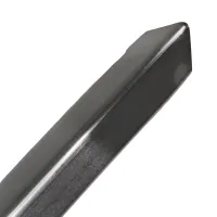 Stříbrná nerezová ochrana rohů zdí, stěn bez otvorů pro šrouby, k nalepení CP10 - délka 150 cm, šířka 4 x 4 cm, tloušťka 0,1 cm