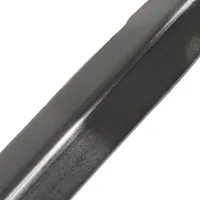 Stříbrná nerezová ochrana rohů zdí, stěn bez otvorů pro šrouby, k nalepení CP10 - délka 150 cm, šířka 4 x 4 cm, tloušťka 0,1 cm