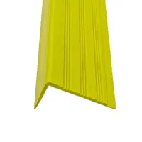 Žlutá plastová (PVC) protiskluzová schodová hrana F421 - délka 150 cm, šířka 8,2 cm, výška 4,5 cm