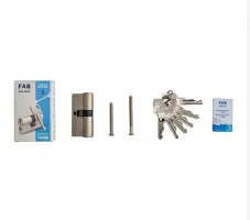 FAB 3 HOME 40/40, RC3/BT3, klíč 6ů, satén nikl, krabička